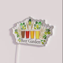 Charger l&#39;image dans la galerie, RGB LED beer garden signs with customizable vibrant neon colors