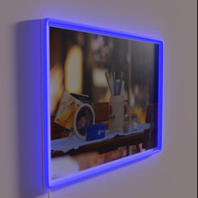 Charger l&#39;image dans la galerie, Neon illuminated beer garden themed welcome sign with color changing lights.