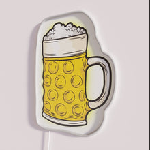 Charger l&#39;image dans la galerie, Vibrant RGB Neon Bar Decor - Beer Glass Oktoberfest Sign