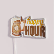 Charger l&#39;image dans la galerie, RGB Neon Happy Hour Sign for Your Bar or Pub