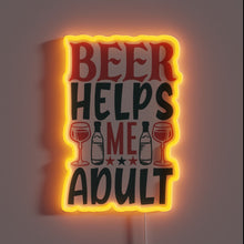 Charger l&#39;image dans la galerie, Personalized bar decor for embracing adulthood with a good beer.