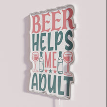 Charger l&#39;image dans la galerie, Colorful LED neon bar decor for adults with humor