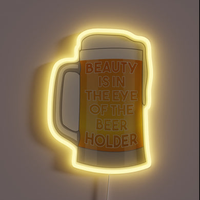 Eye-catching RGB Neon Sign for Holding and Displaying Beers Always