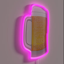 Charger l&#39;image dans la galerie, Neon bar decor with RGB color changing beer holder sign