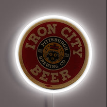 Charger l&#39;image dans la galerie, Iron City Beer neon sign with white LED border