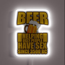 Charger l&#39;image dans la galerie, RGB Neon Sign: Beer Illuminates Your Passion with Vibrant Colors