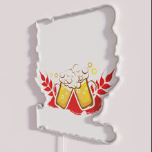 Charger l&#39;image dans la galerie, RGB Neon Beer Lover&#39;s Valentine&#39;s Day Home Bar Decor Sign