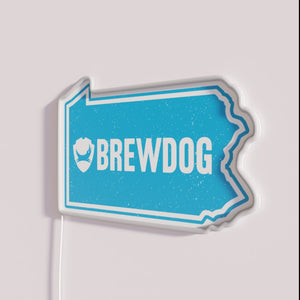 Neon beer lover bar decor sign with colorful RGB lighting