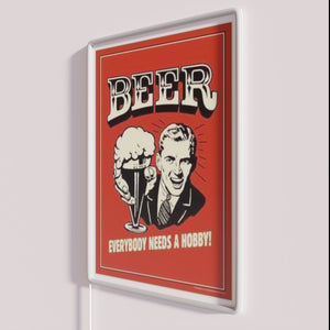Neon Beer Sign for Home Bar Decor and Ambiance Lighting