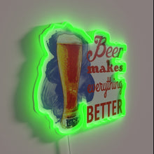 Charger l&#39;image dans la galerie, Add a touch of humor with our neon beer sign.