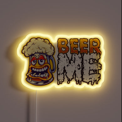 Mug that holds your favorite beer and glows brightly