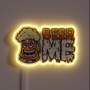 Mug that holds your favorite beer and glows brightly