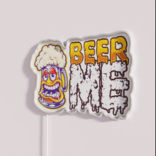 Charger l&#39;image dans la galerie, RGB Neon Sign Beer Me Drunken Beer Lover&#39;s Wall Decor Barware