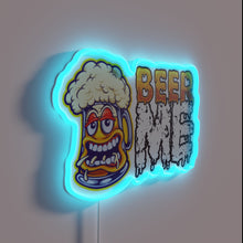 Charger l&#39;image dans la galerie, Drunken mug filled with beer neon sign for home decor