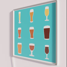 Charger l&#39;image dans la galerie, Vibrant RGB Neon Bar Sign with Customizable Beer Themed Message