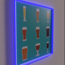 Charger l&#39;image dans la galerie, Neon Beer Me Sign with Color Changing RGB Lighting Effect