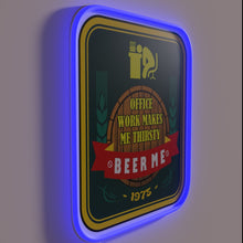 Charger l&#39;image dans la galerie, Neon beer sign with customizable RGB color changing LED lighting