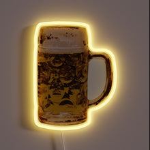 Charger l&#39;image dans la galerie, Neon Sign Inspired Glass for Your Favorite Cold Craft Beer.