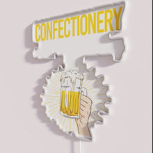 Charger l&#39;image dans la galerie, Neon beer and confectionery themed sign perfect for sweet treats lovers