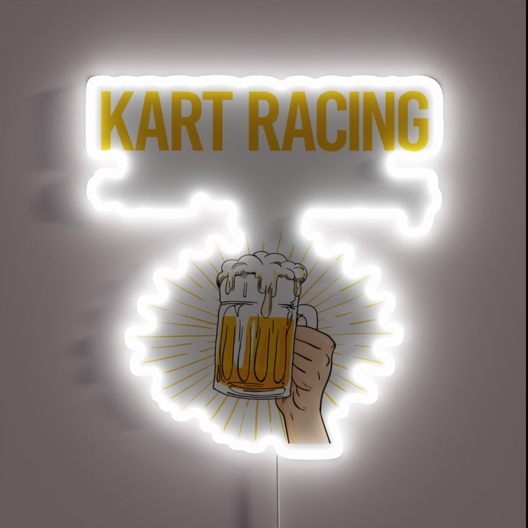 Rev up your game with vibrant racing nostalgia in your garage.