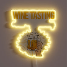 Charger l&#39;image dans la galerie, Vibrant RGB glow illuminates wine tasting nights in perfect harmony.