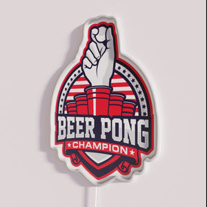 Add a touch of beer pong tournament flair to your space