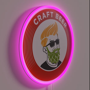 Add a touch of hipster charm to your beer space.