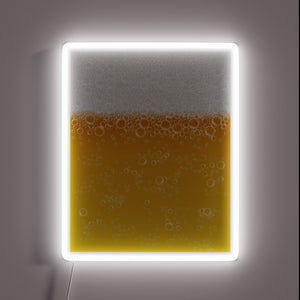 Homely Decorative Illuminated Beer Sign with Colorful LED Neon Lighting