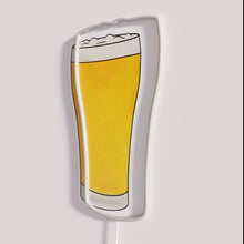 Charger l&#39;image dans la galerie, Neon bar decor, vibrant colorful LED beer sign illumination artwork.