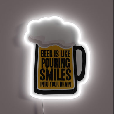 Eye-catching RGB Neon Beer Bar Sign for Home Decor Illumination