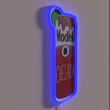Charger l&#39;image dans la galerie, Eye-catching neon beer sign with color-changing LED display technology.