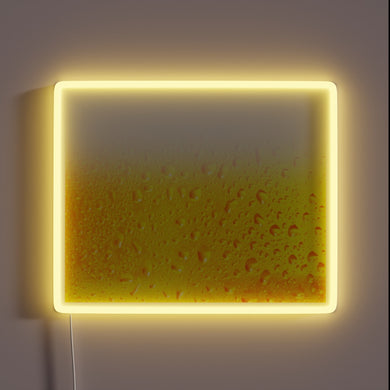 Neon Beer Sign with Color-Changing RGB LED Illumination Technology