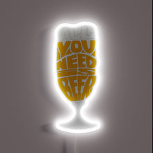 Charger l&#39;image dans la galerie, Vibrant Beer Sign Illuminates Your Home with Colorful Neon Accents