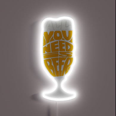 Vibrant Beer Sign Illuminates Your Home with Colorful Neon Accents