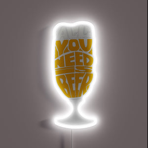 Vibrant Beer Sign Illuminates Your Home with Colorful Neon Accents