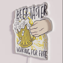 Charger l&#39;image dans la galerie, Neon bar decoration beer enthusiast sign with colorful RGB glowing lights