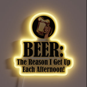 Morning Motivation: Brighten Your Space with Beer Lover's RGB Sign