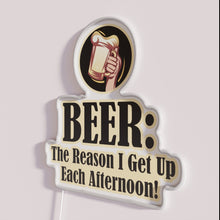 Charger l&#39;image dans la galerie, RGB LED Neon Bar Sign: Beer Fueling My Daily Motivation Always