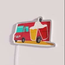 Charger l&#39;image dans la galerie, RGB Neon Beer Truck Sign with Vibrant Color LED Display