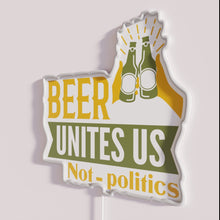Charger l&#39;image dans la galerie, Neon bar decor that proclaims unity over party loyalty always