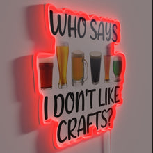 Charger l&#39;image dans la galerie, Boldly declare your beer-loving, crafty side with colorful neon glow.