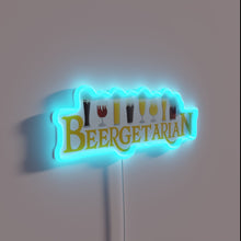 Charger l&#39;image dans la galerie, RGB Neon Sign - Beergetarian Bar Sign for Home Decorators