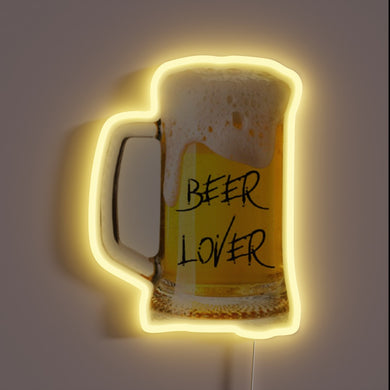 Brighten up your beer lover's space with this customizable neon