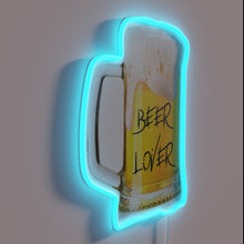 Charger l&#39;image dans la galerie, RGB neon bar decor for beer enthusiasts and nightlife lovers