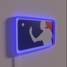 Charger l&#39;image dans la galerie, Neon illuminated Beer Pong tournament champion winner sign for bar