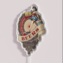 Charger l&#39;image dans la galerie, Neon Sign for Outdoor Beer Gardens and Festivals with Water Conservation Message