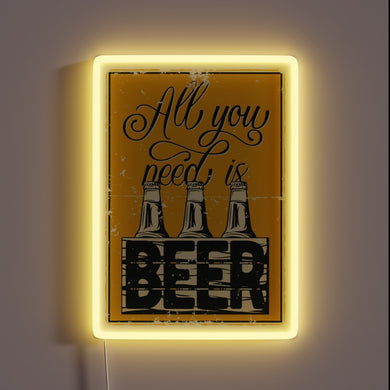 Electric LED Neon Sign with Customizable RGB Color Options Brewing