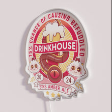 Charger l&#39;image dans la galerie, Vibrant Neon Sign for Home Bars Amber Ale Beer Lovers