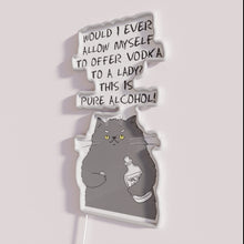 Charger l&#39;image dans la galerie, Cat mom decor inspiration with vibrant RGB lit quote signs