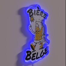 Charger l&#39;image dans la galerie, Belgian Beer Lovers Unite Neon Sign Adds A Touch Whimsy